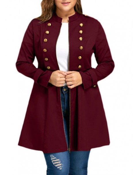 Mid-Length Long Sleeve Thin Trench Coats