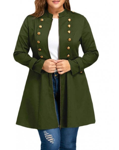 Mid-Length Long Sleeve Thin Trench Coats