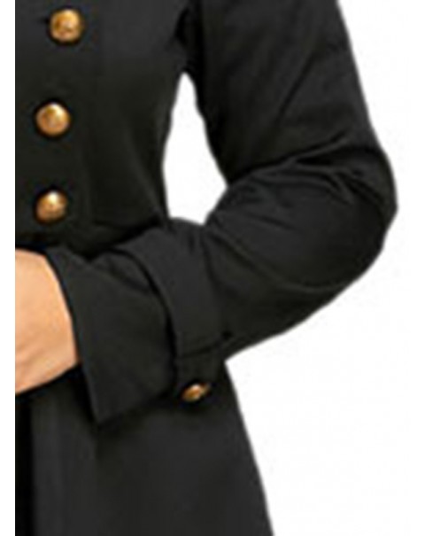 Mid-Length Long Sleeve Thin Trench Coats