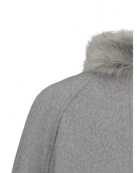 Fashion Plain Gray Cape