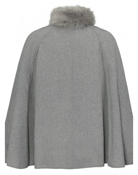 Fashion Plain Gray Cape