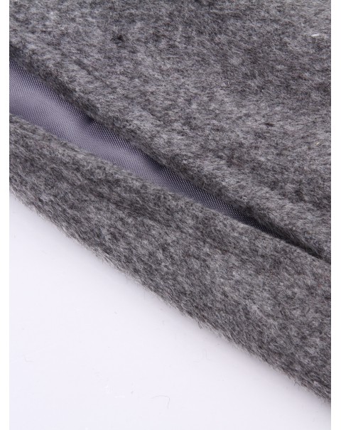 Fashion Plain Gray Cape