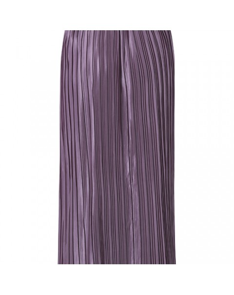 Vintage High Waist Solid Color Pleated Skirt