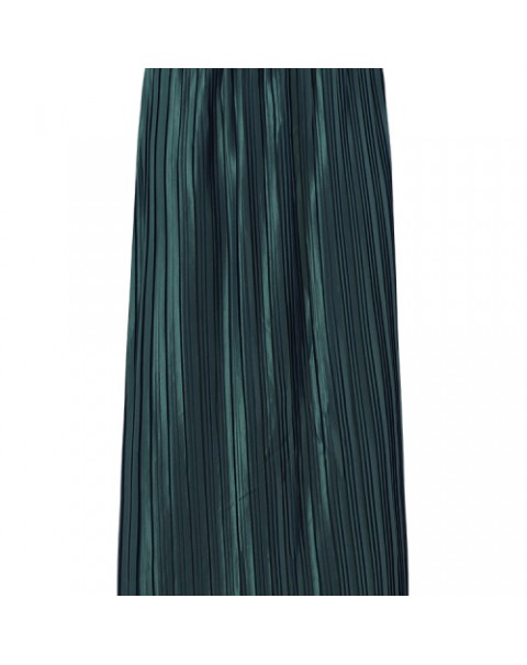 Vintage High Waist Solid Color Pleated Skirt