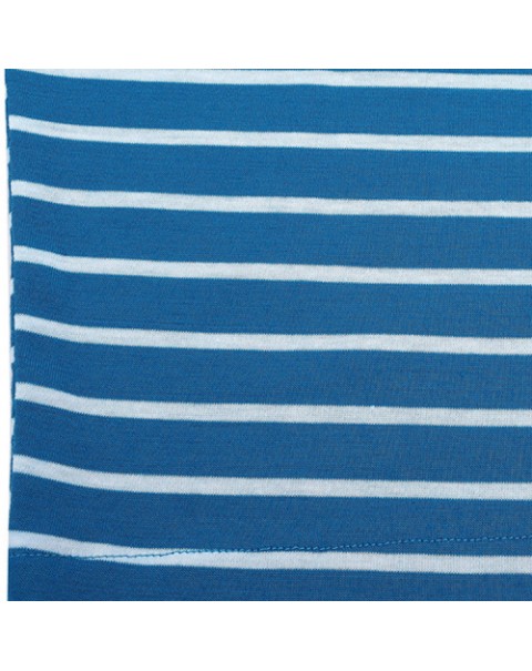 Simple Blue/White Stripe Midi Bodycon Pencil Skirt