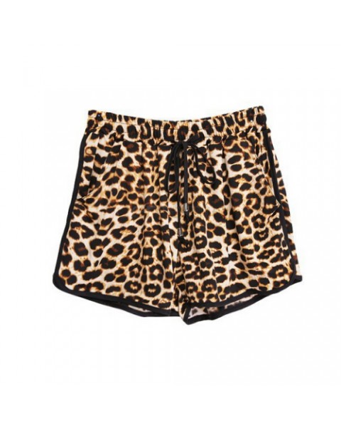 Sexy Casual Women Leopard Shorts 