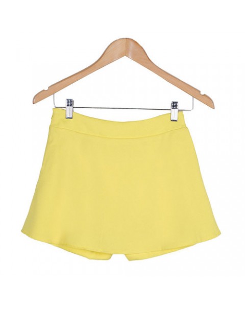 Cute Colorful Chiffon Solid Color Shorts