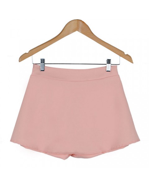 Cute Colorful Chiffon Solid Color Shorts