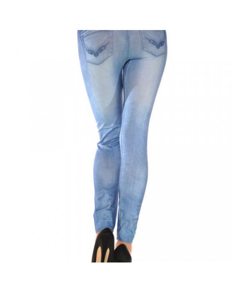 Black/Blue Sexy Low Waist Ankle Length Skinny Denim Jeans