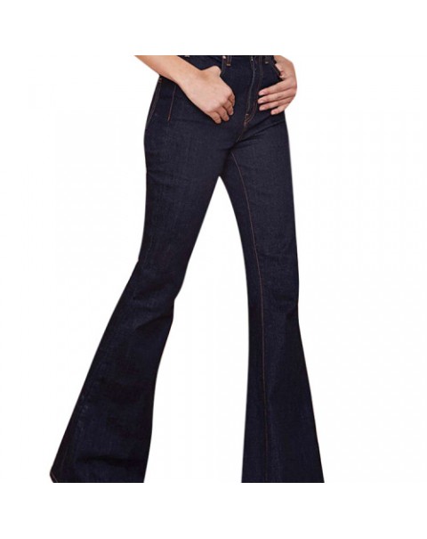 Vintage Slim Mid Waisted Flares Denim Jeans