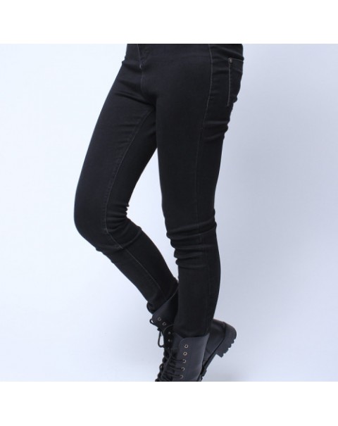 Fashion High Waist Elastic Slim Denim Jeans